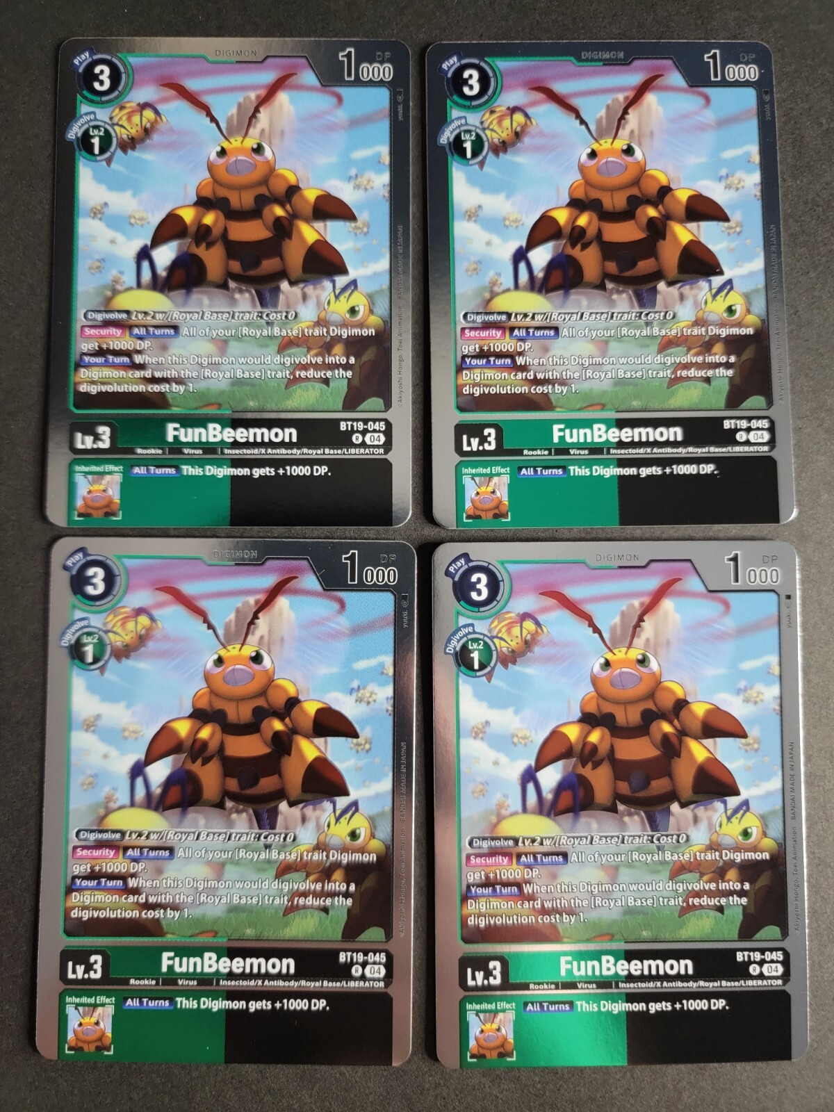 FunBeemon (X4) Rare BT18-045 Digimon Special Release Booster 2.0
