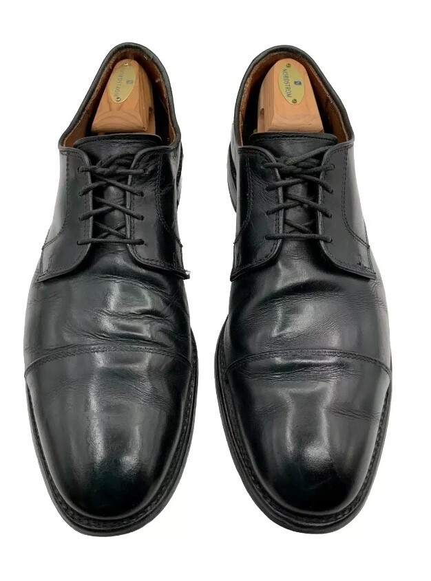 Allen Edmonds Lexington Negro Oxford Puntera Cuero Zapatos 11 D