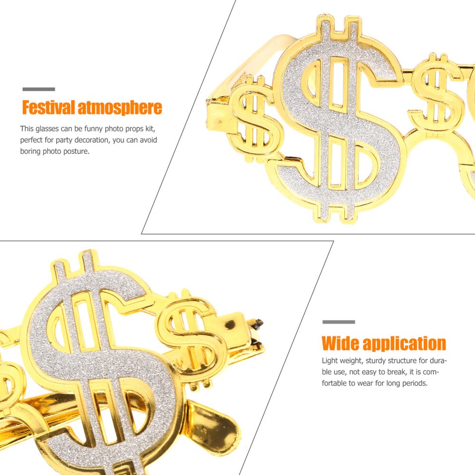 Retro Sunglasses Dollar Eyeglasses Trendy Glasses Photobooth Eyewear eBay