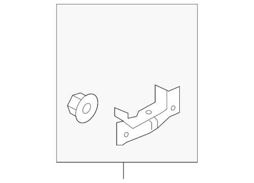 Soporte lateral para Ford (N/P DS7Z-17787-A)