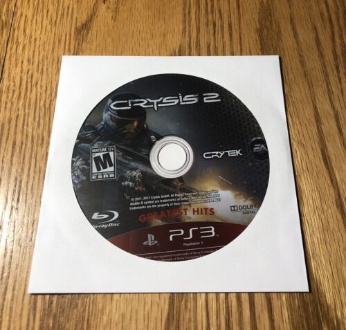 Crysis 2 (Sony Playstation 3, 2011) - Disc Only, Tested Great! - Afbeelding 1 van 2