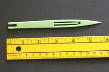 6 Net Needles 5.5" X 3/8" GREEN CAST NET MAKING for REPAIRS