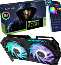 Galax Geforce Rtx 4060 Ex 8gb Oc Graphics Card With Xtreme Tuner App, Gddr6, 128
