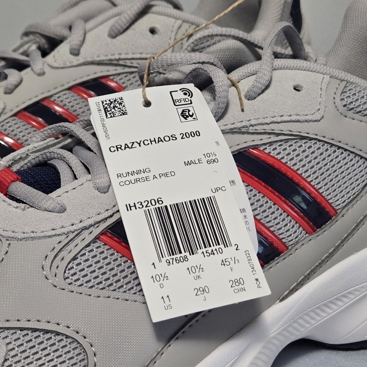Adidas Crazychaos 2000 Men's Shoes IH3206 Grey Two / Team Navy