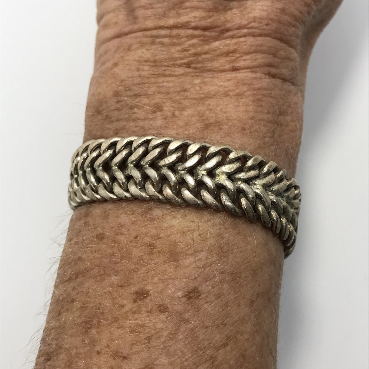 Vintage Mexico TS-22 925 Sterling Silver Bold Look Design
