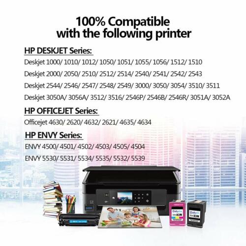 Black & Color 61 XL Ink Cartridge For HP OfficeJet 2620 2621 4630 4632 4634 4635 - Picture 3 of 6
