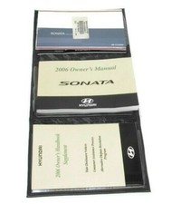 2006 Hyundai Sonata Factory Original Glovebox Owners Manual Book Portfolio