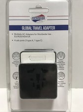 American Tourister Global Travel Adapter, Worldwide Use  EU/ASIA/UK/AUS 