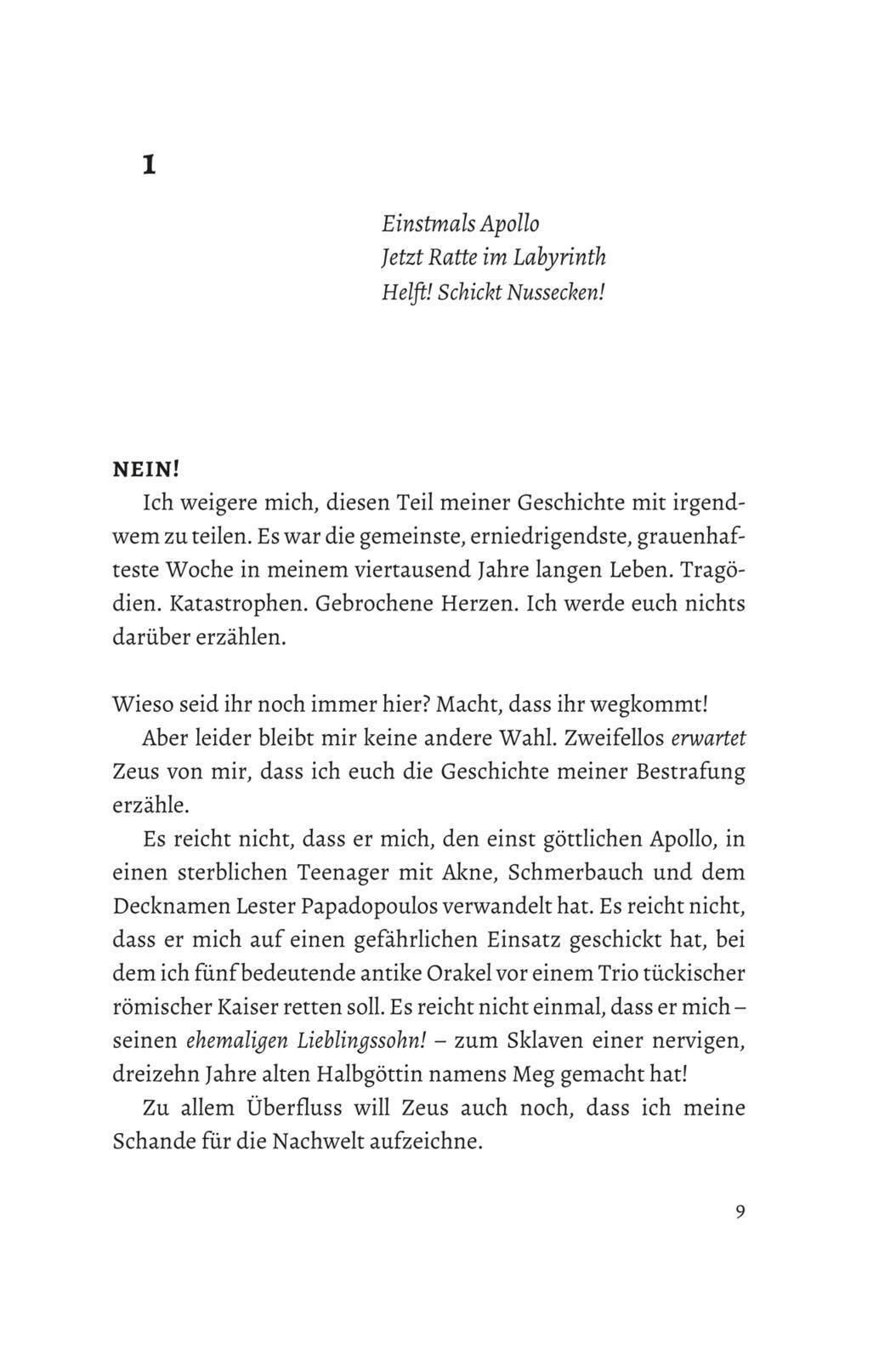 Thumbnail - Die Abenteuer Des Apollo 3: Das Brennende Labyrinth, Rick Riordan