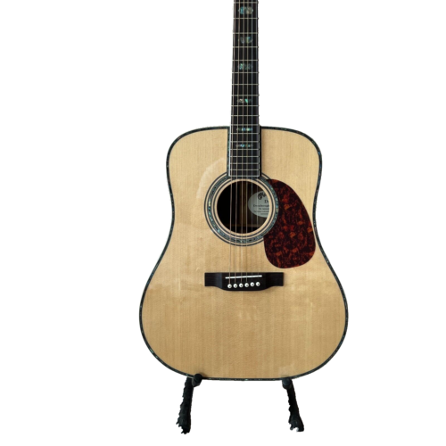 41 inches D45 solid spruce Acoustic Guitar abalone inlay fingerboard with pickup - Afbeelding 1 van 20