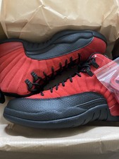 air jordan 12 red and black
