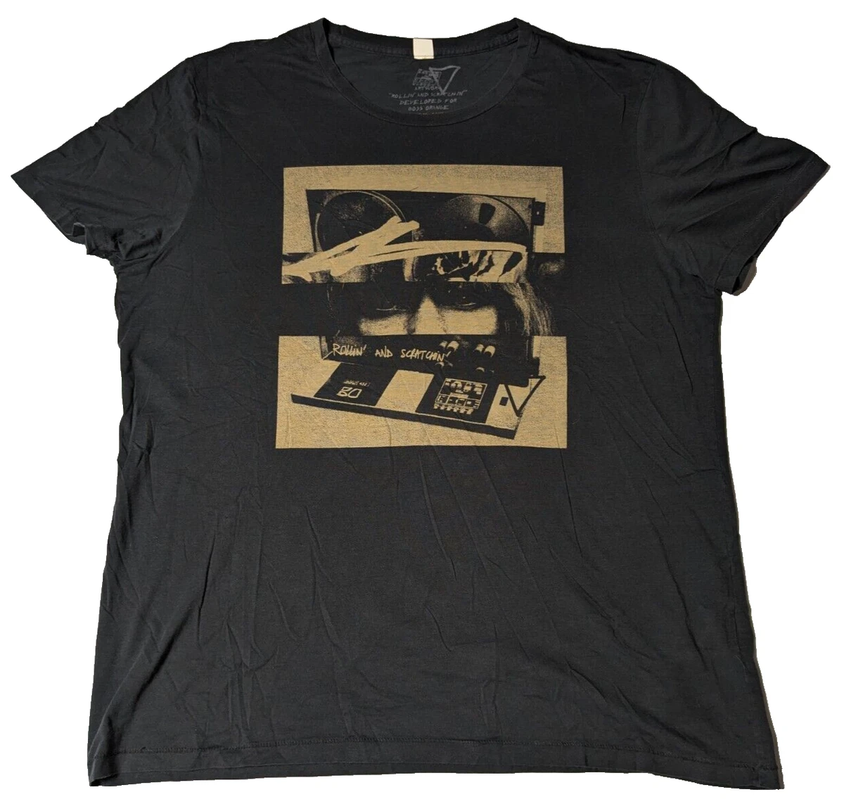 Tee Shirt Hugo Boss BOSS Hommes Te Cassette T-Shirt En Jersey De
