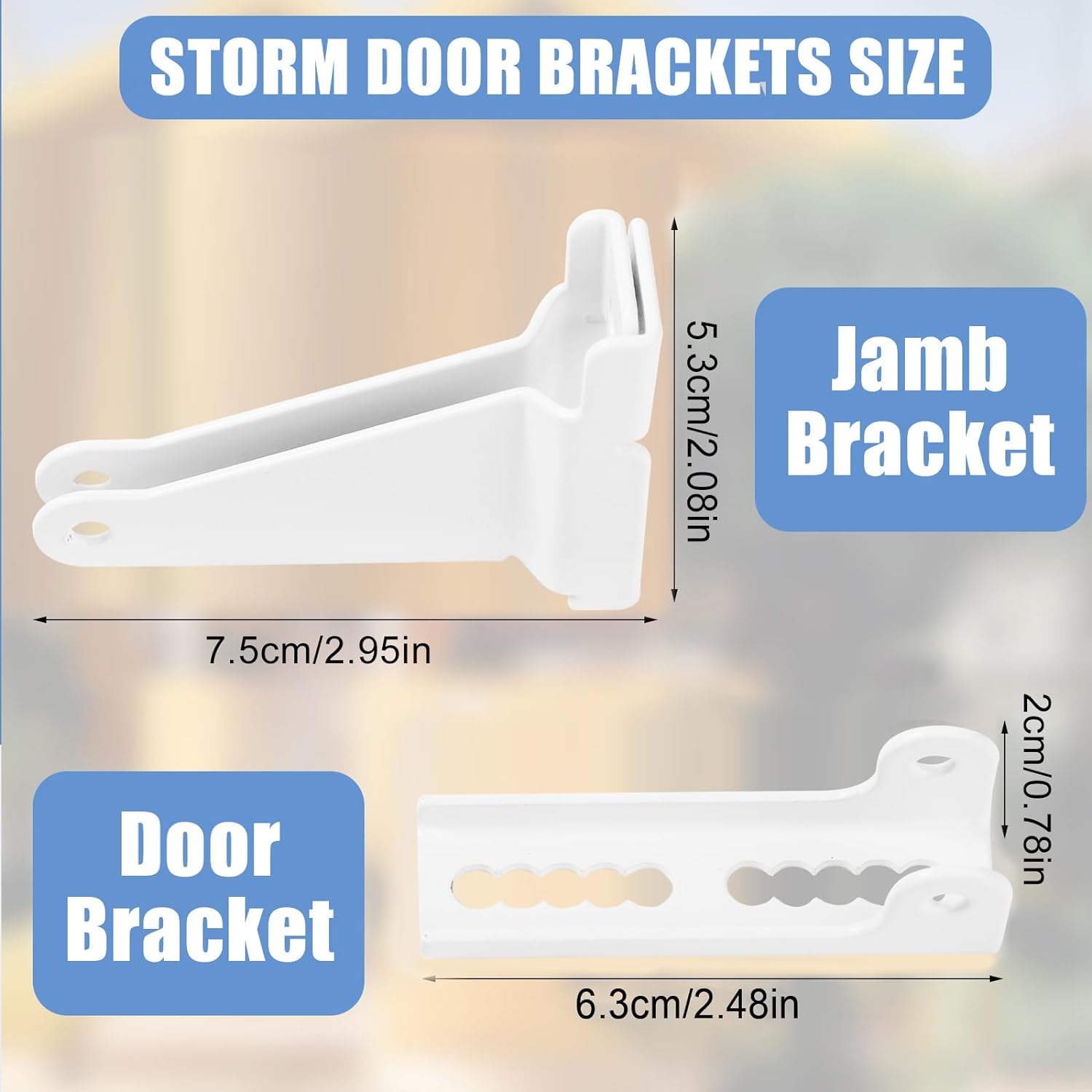 Storm Door Closer Bracket,Repair Jamb Bracket Compatible with Andersen