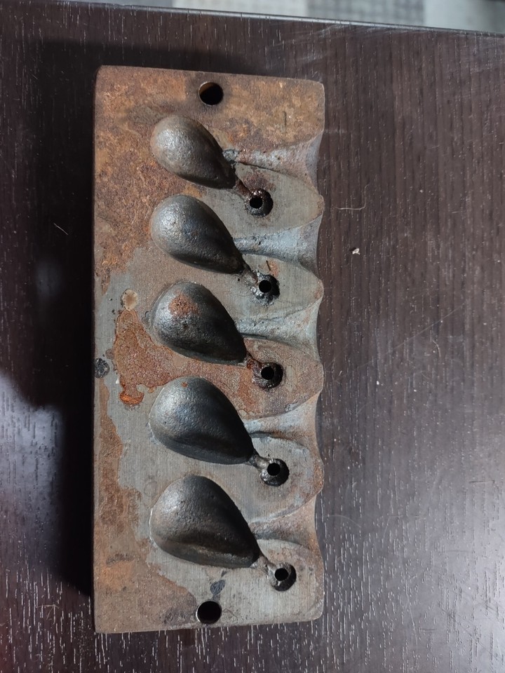 Cast Iron Sinker Mold Norfolk VA. Sw13 eBay