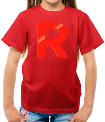 Team Rocket - T-Shirt Enfants - Jesse et James - Dessin animé - Jeux - Fan - Costume - Photo 1 sur 7