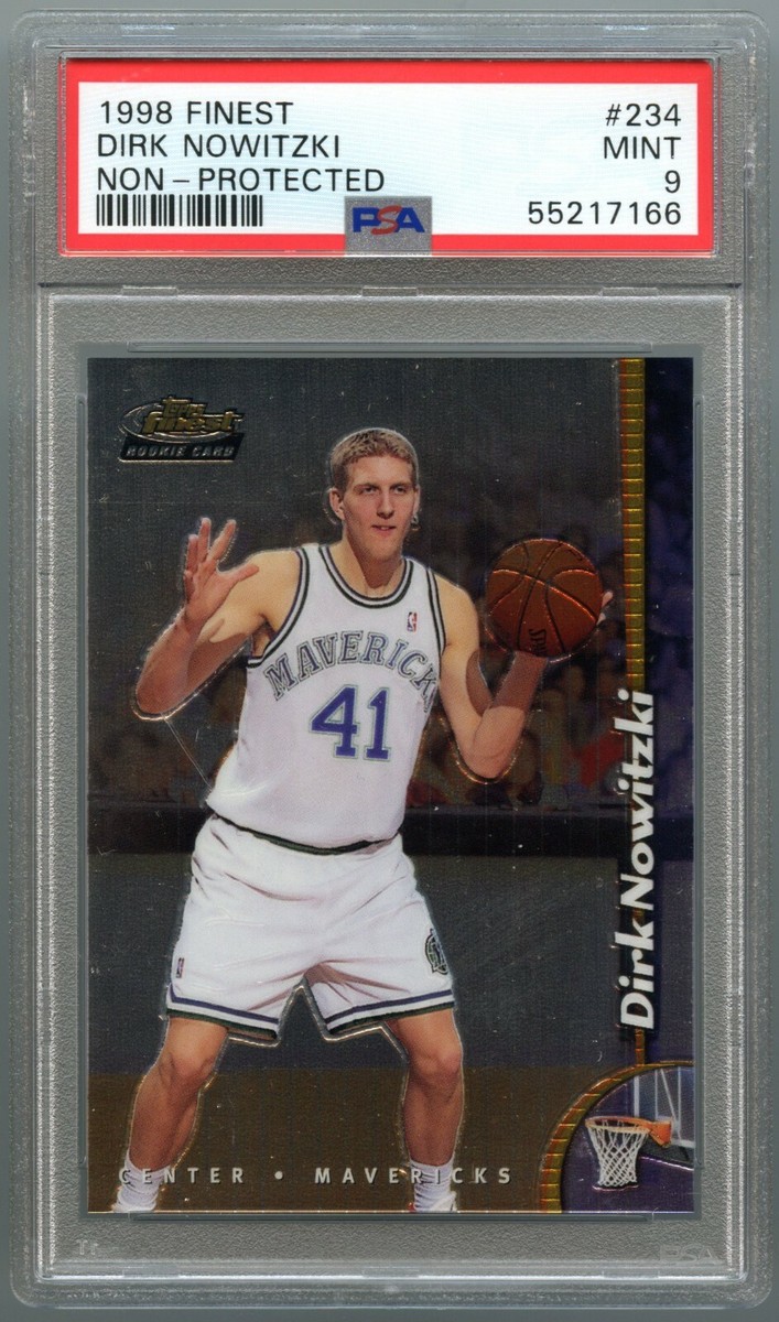1998 Finest Non-Protected #234 Dirk Nowitzki rookie PSA 9 | eBay
