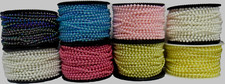 4MM ROUND BEADS ON A STRING, WEDDING DECORATIONS, CAKE TRIM, ART T003