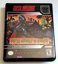 Super Ghouls 'N Ghosts CASE ONLY Super Nintendo SNES Box BEST Quality Available