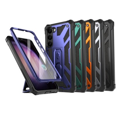 For Galaxy S23 Case Poetic Built-in Screen Rugged Shockproof with Kickstand