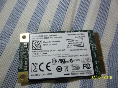 LiteOn SSD mSATA 256gb!!! 