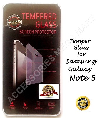 X Samsung Galaxy NOTE Tempered temper gorilla Glass Screen Protector  clear - Main Image
