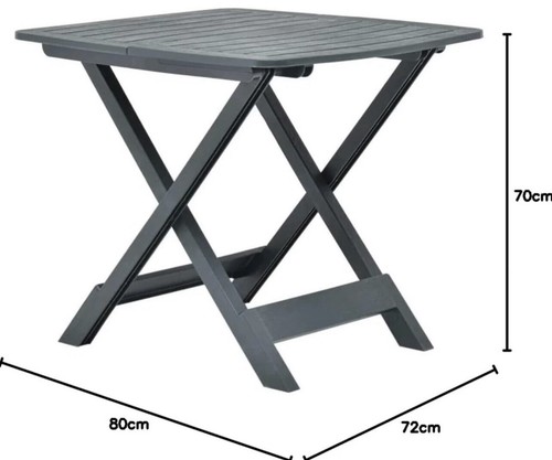 Portable Foldable Camping Weatherproof Plastic Picnic Tray Table Indoor Outdoor - Picture 2 of 2