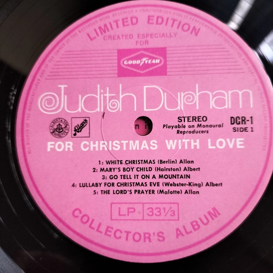 Judith Durham. For Christmas with Love. 'Collector's Album', 1968 - Image 4 of 4