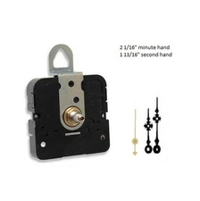 Clock Movement - Takane Quartz With 2 1/16" maltese hands, 3/8" thick dial