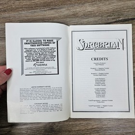 SORCERIAN 1990 MSX2 User's Manual JAPAN Game Book ONLY