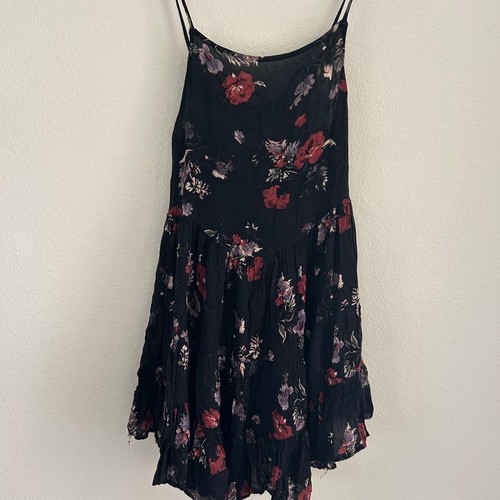 Free People Intimate Circle of Flowers Schlupfkleid Damen Gr.M Blumen Boho Mini