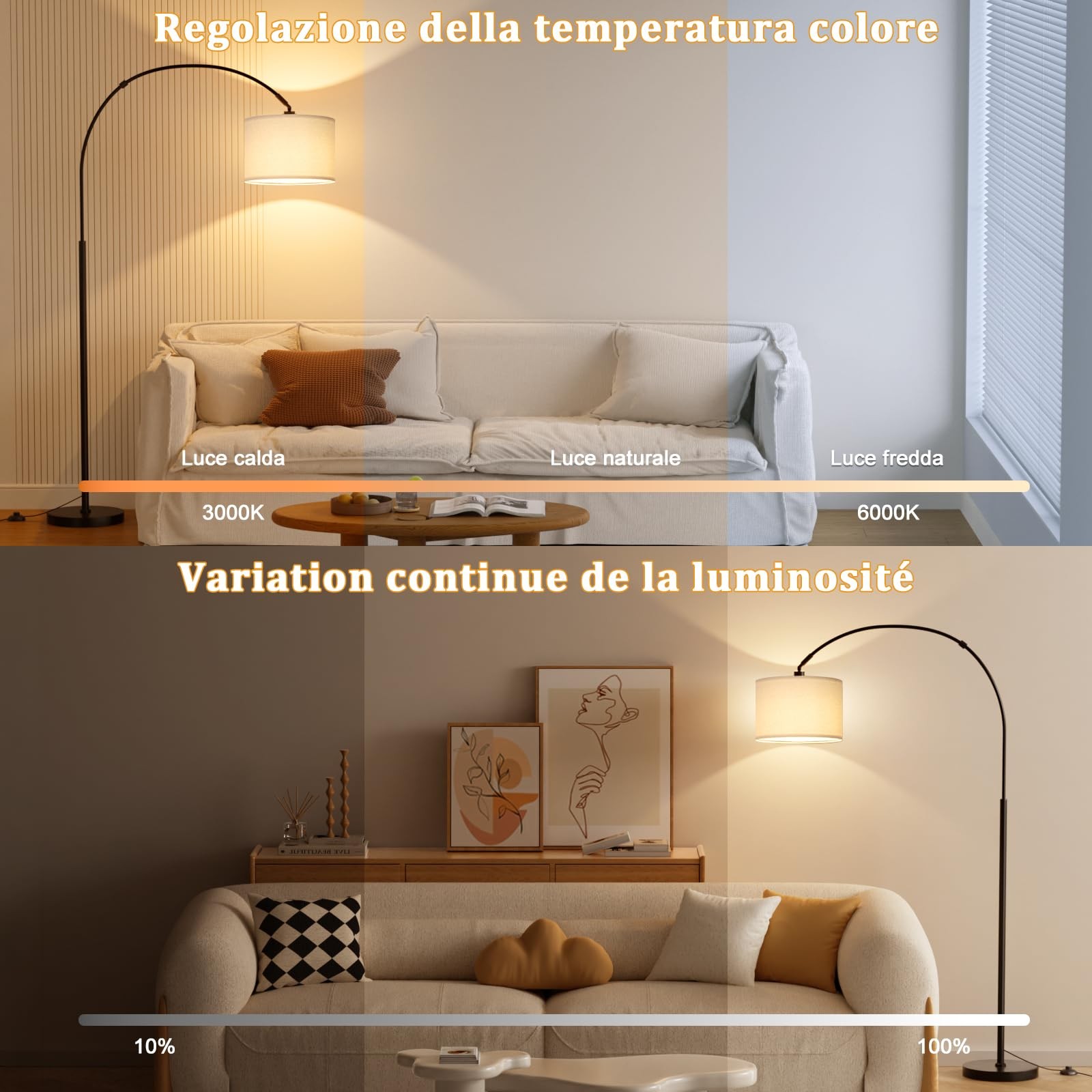 Recensione Lampada Terra Arco E27: Funziona davvero? Ecco i Pro - 3
