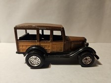 Vintage 1974 Tootsietoy Ford Model A Woody Station Wagon Car USA MADE