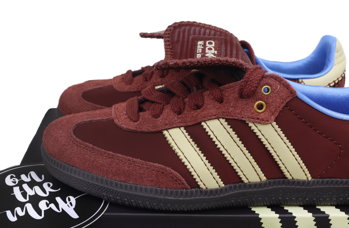 Adidas Samba x Wales Bonner Nylon Fox Brown Burgundy UK 5 7 10 12