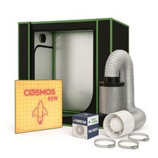 Mini Grow-Box-Set mit LED-Pflanzenlampe Indoor Grow Anbau Komplettset