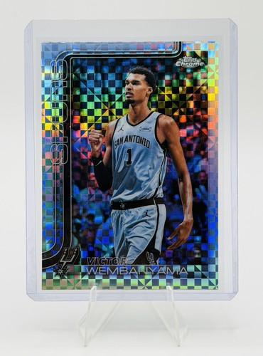 2025-26 Topps Chrome Update Victor Wembanyama Xfractor