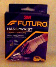 3M Futuro Compression Glove Support for Aching, Weak Hands & Wrists - Large/XL
