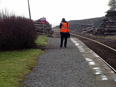 Foto 6x4 Auch Altnabreac Bahnhof muss besichtigt werden Altnabreac Sta Th c2017