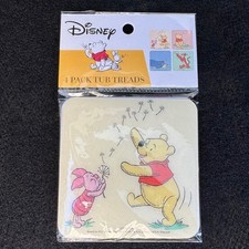 Disney Winnie the Pooh 4 Pack Tub Treads Non-Slip Bath Decals Tigger Eeyore NEW