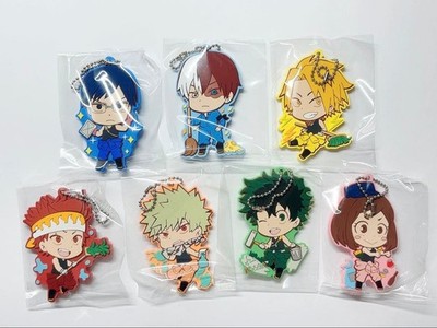 My Hero Academia Rubber Mascot Complete Set 7pcs Anime Collectible New Age 14+