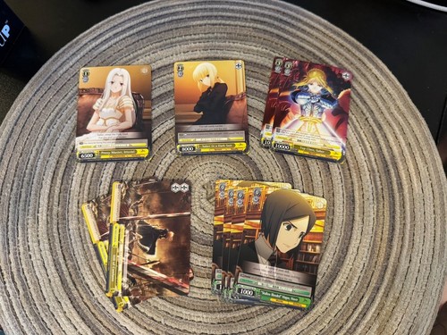 FATE/ZERO TRIAL DECK - WeiB/Weiss Schwarz English - Open Box Complete FREE SHIP