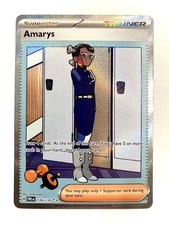 Amarys 170/131 Prismatic Evolutions Special Illustration Rare Pokemon TCG NM