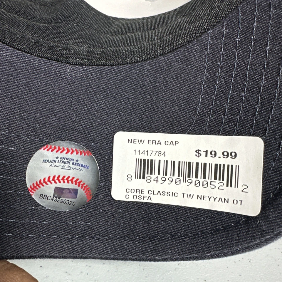 Vintage 2017 New Era 9 Twenty New York Yankees Dad Hat Strap Back - Image 4 of 4