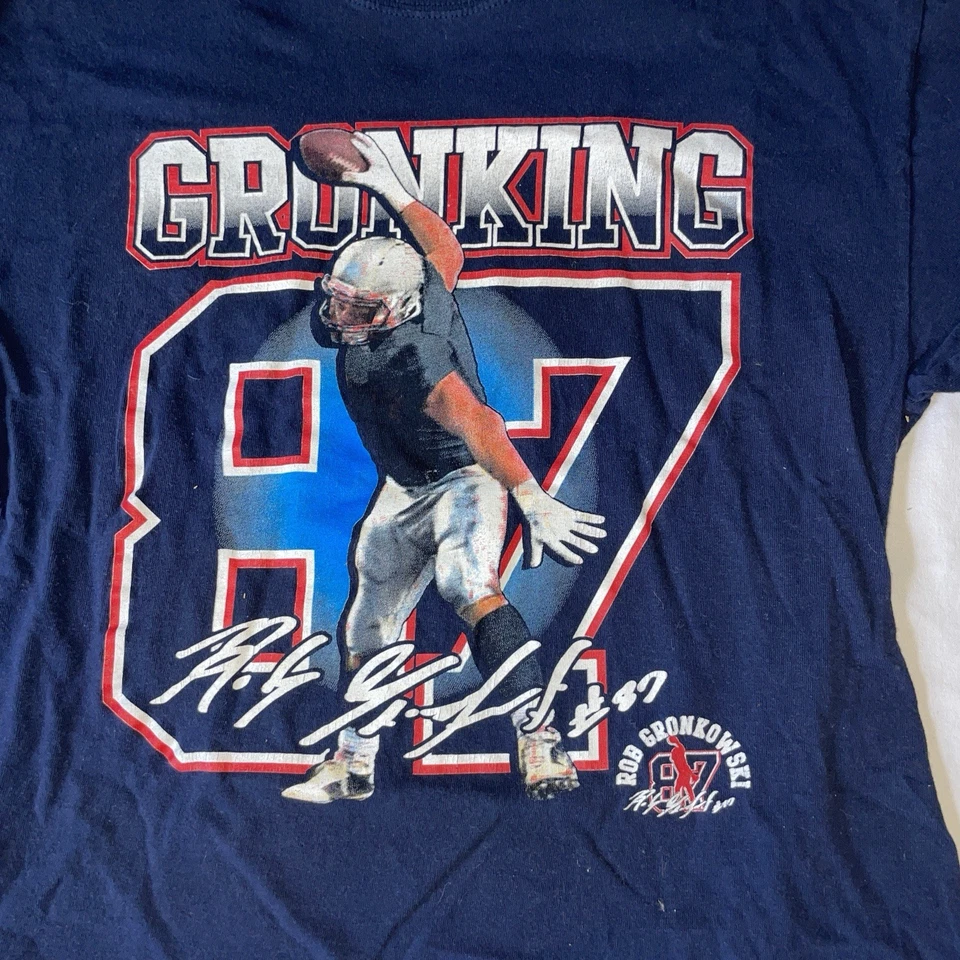 Camiseta Rob Gronkowski Gronking Talla Mediana #87 New England Patriots Foto 2 de 4