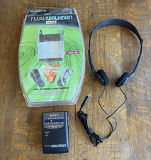 Vintage Sony FM/AM Walkman Portable Radio Headphones SRF-49 - OPEN BOX - TESTED