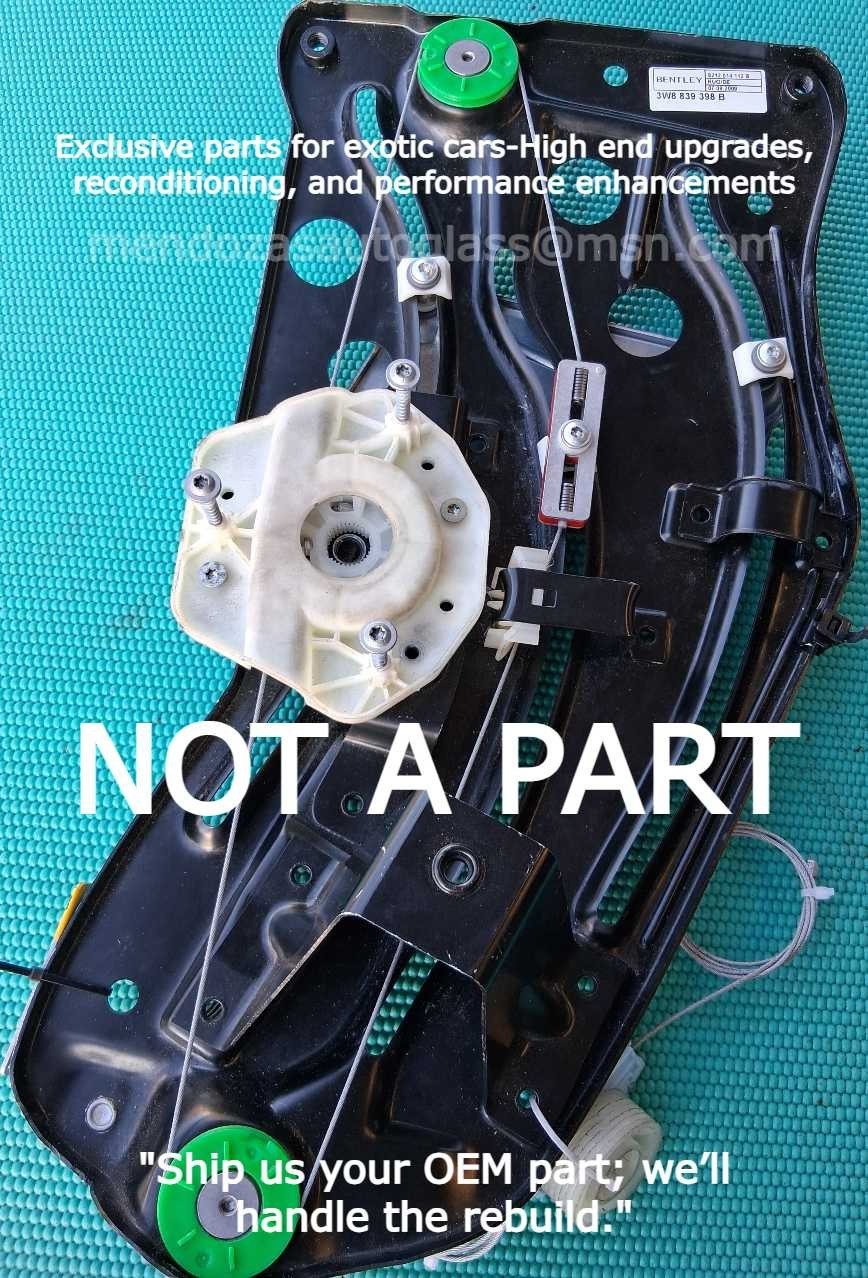 04-11 Bentley GT CONV Quarter Window Regulator Driver - Premium Rebuild Service
