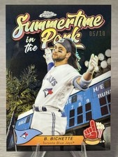 🔥BO BICHETTE 2024 Topps Chrome Summer Time In The Park Black Refractor SP /10🔥