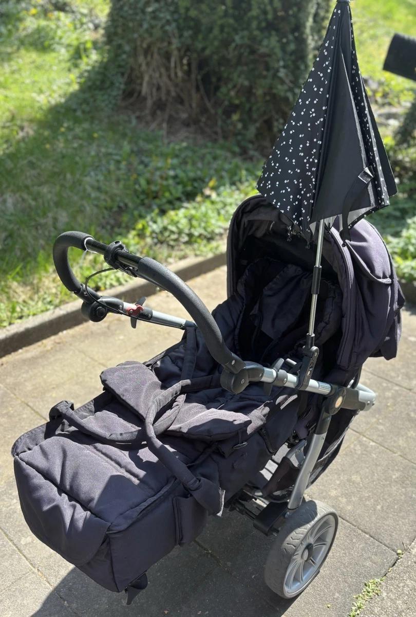 innenausstattung kinderwagen Baby-Kinderwagen Set Rosa – 5-teilig – Musselin Baumwolle 100% main image 0