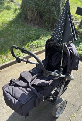 Teutonia Kinderwagen   stabil, klappbar, mit Zubehör & voll funktionstüchtig
