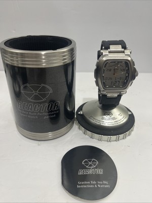 Reactor Graviton 89201 World Tide Men s Watch 200M Diver W/ Box, New Battery!