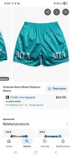 Official NFL Maimi Dolphins Chalk Line Retro Mesh all sizes sm-3xl NWT